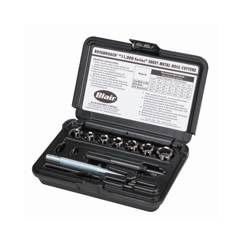 Blair 11090 Rotabroach 11,000-Series Sheet Metal Hole Cutter Kit
